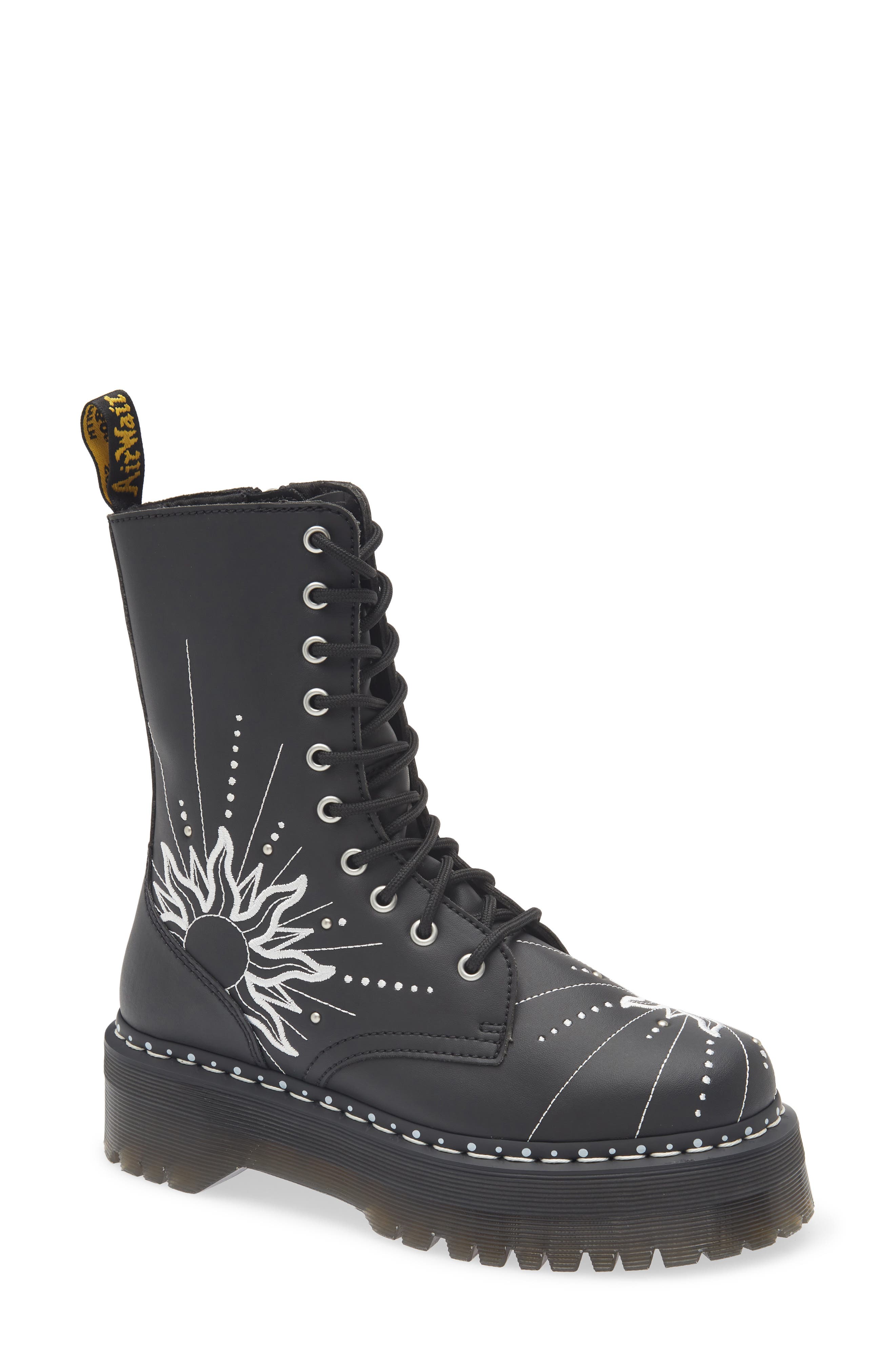 Dr. Martens Jadon Lug Sole Bootie, Main, color, Black