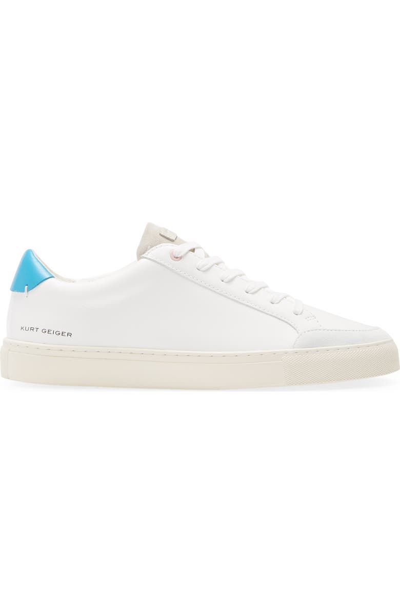 Kurt Geiger London Lane Sneaker, Alternate, color, White/ Blue