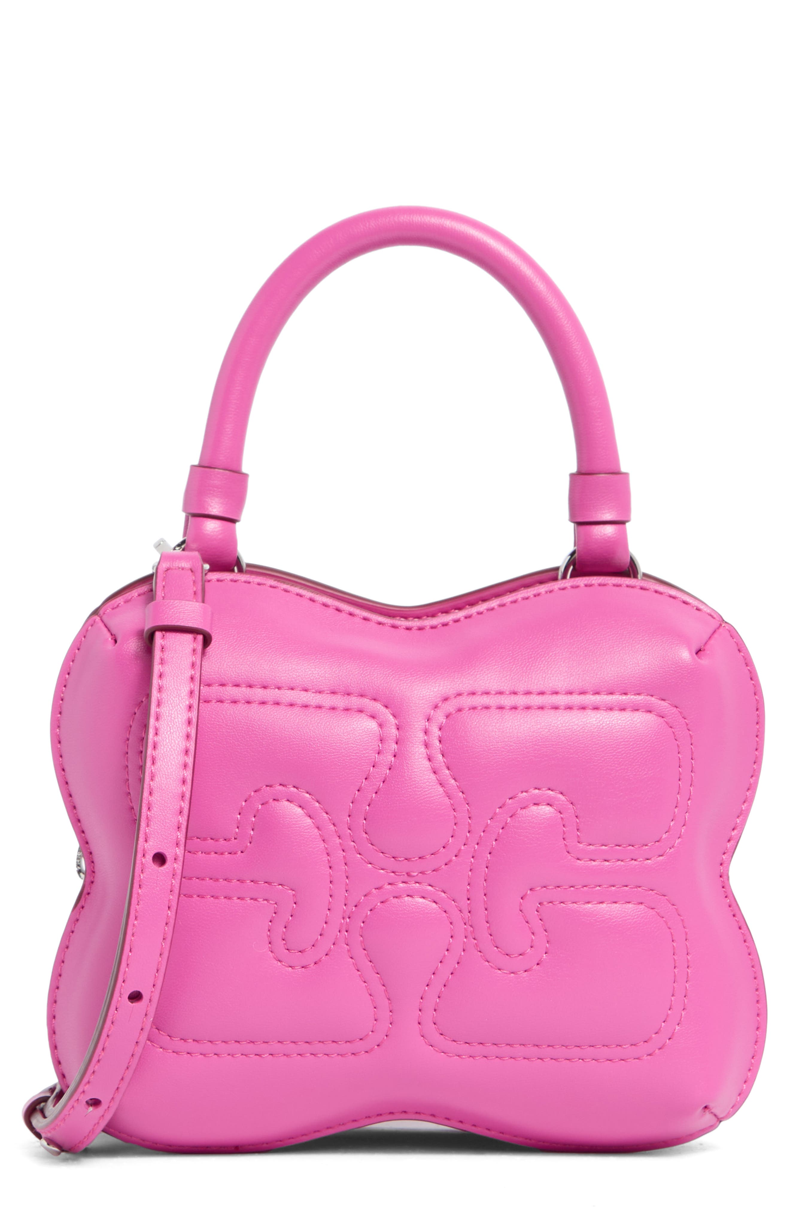 Ganni Butterfly Crossbody Bag, Main, color, 