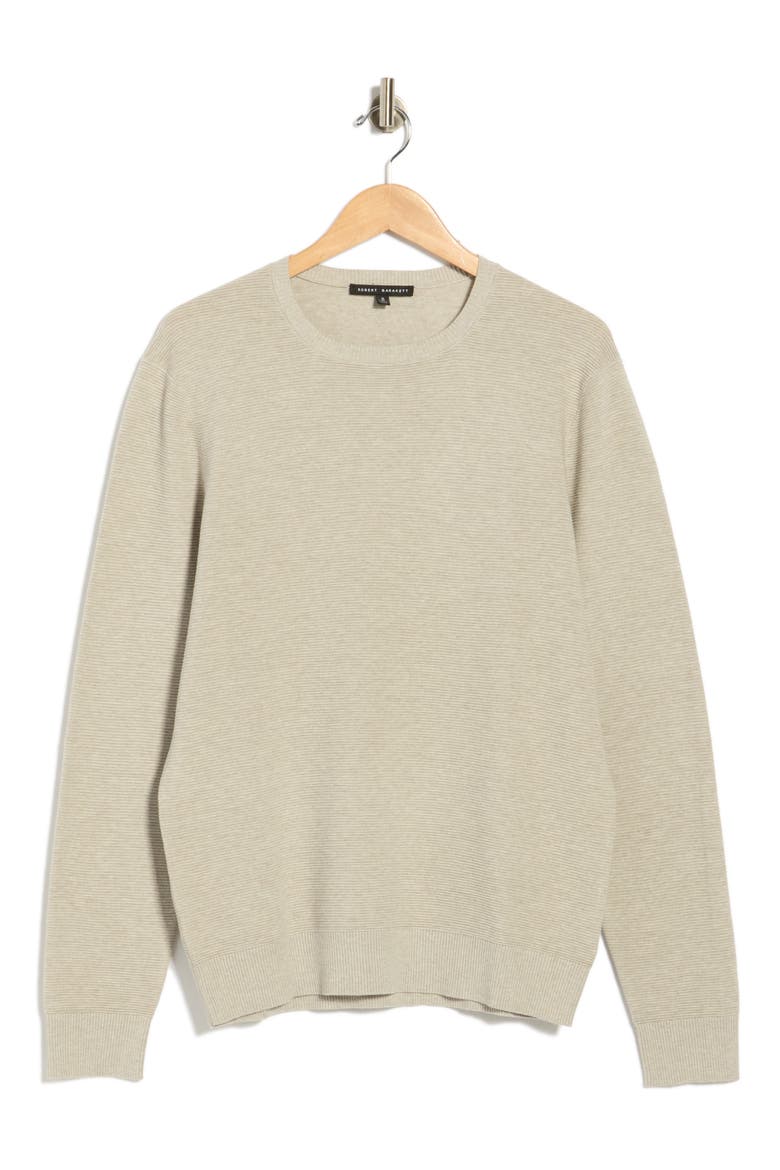 Enrique Crewneck Cotton Sweater, Main, color, LIGHT GREY
