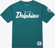 Mitchell & Ness Men's Mitchell & Ness Aqua Miami Dolphins Head Coach Classic T-Shirt