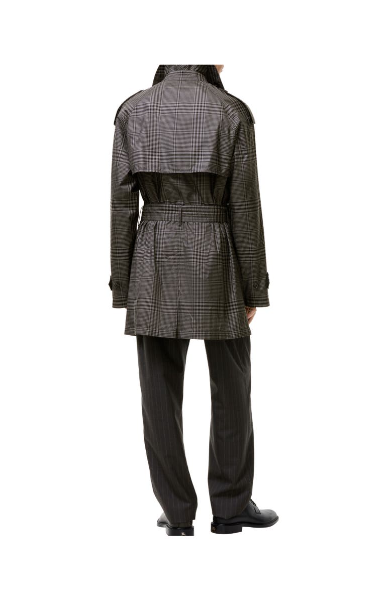 Burberry Mid-length Silk Leadenham Trench Coat, Alternate, color, Concrete Grey