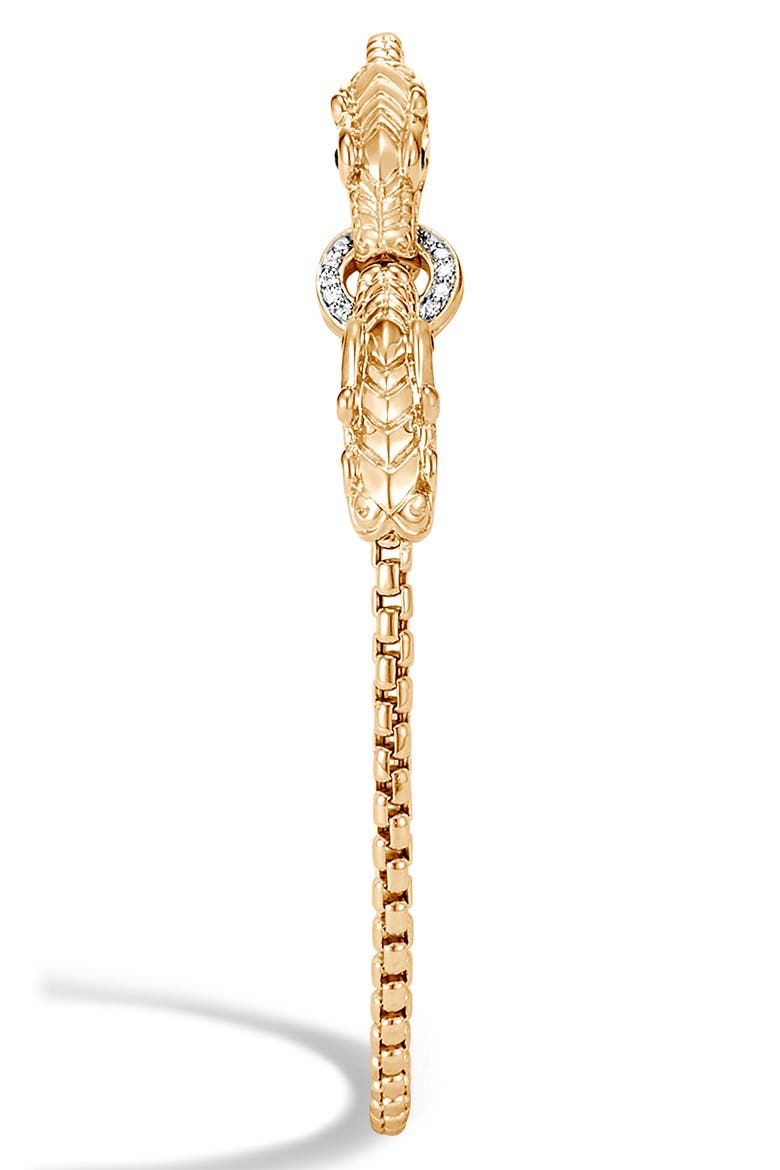 Legends Naga Diamond Pavé Bracelet, Alternate, color, GOLD/ DIAMOND