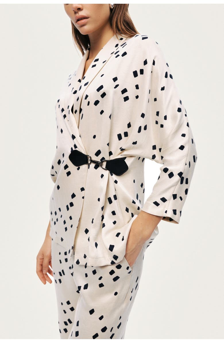 Nocturne Printed Wrap Jacket, Alternate, color, Multi-Colored