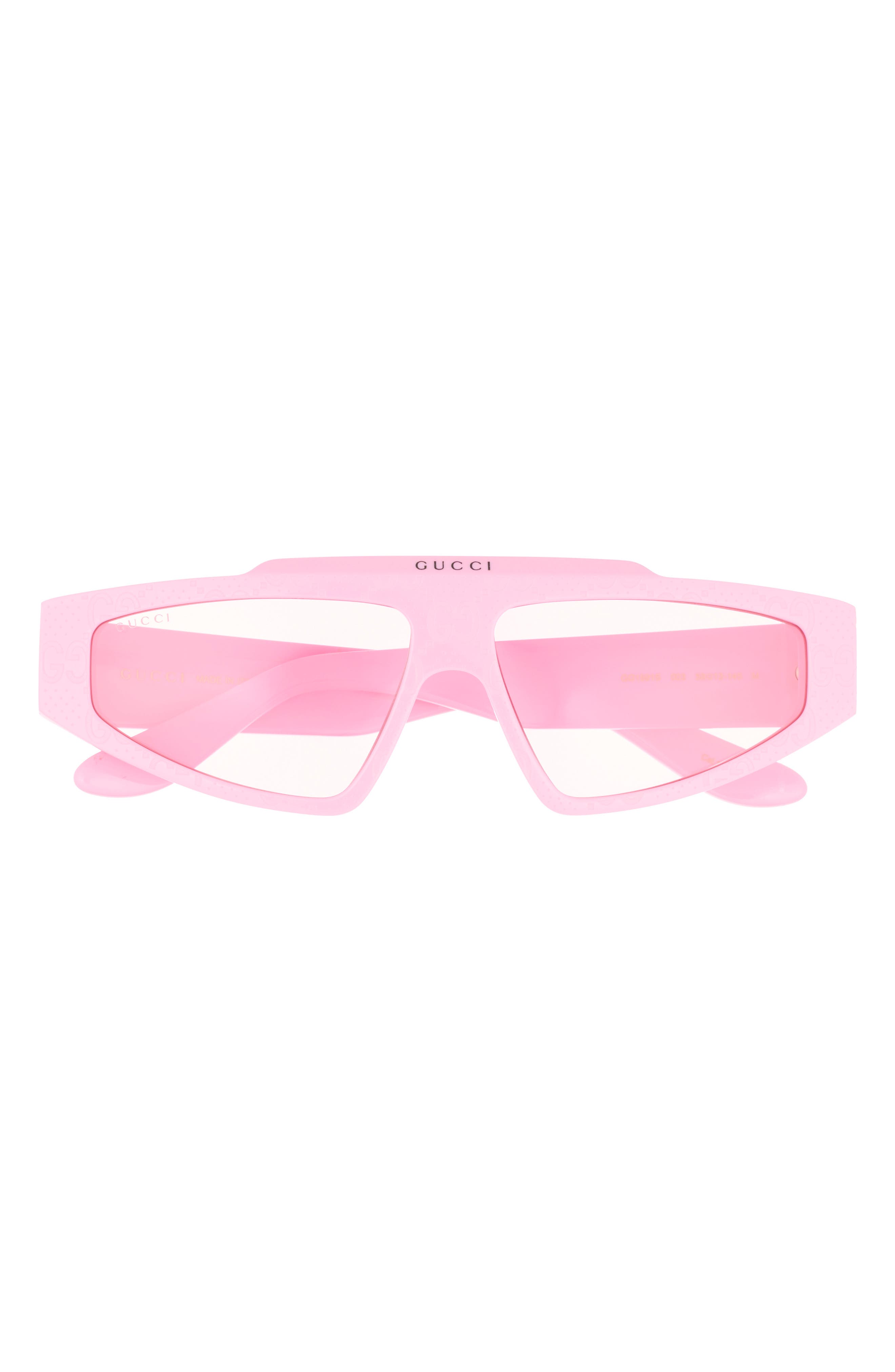 Gucci GG1591S Pink 58mm Shield Sunglasses