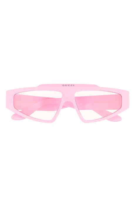 Gucci GG1591S Pink 58mm Shield Sunglasses