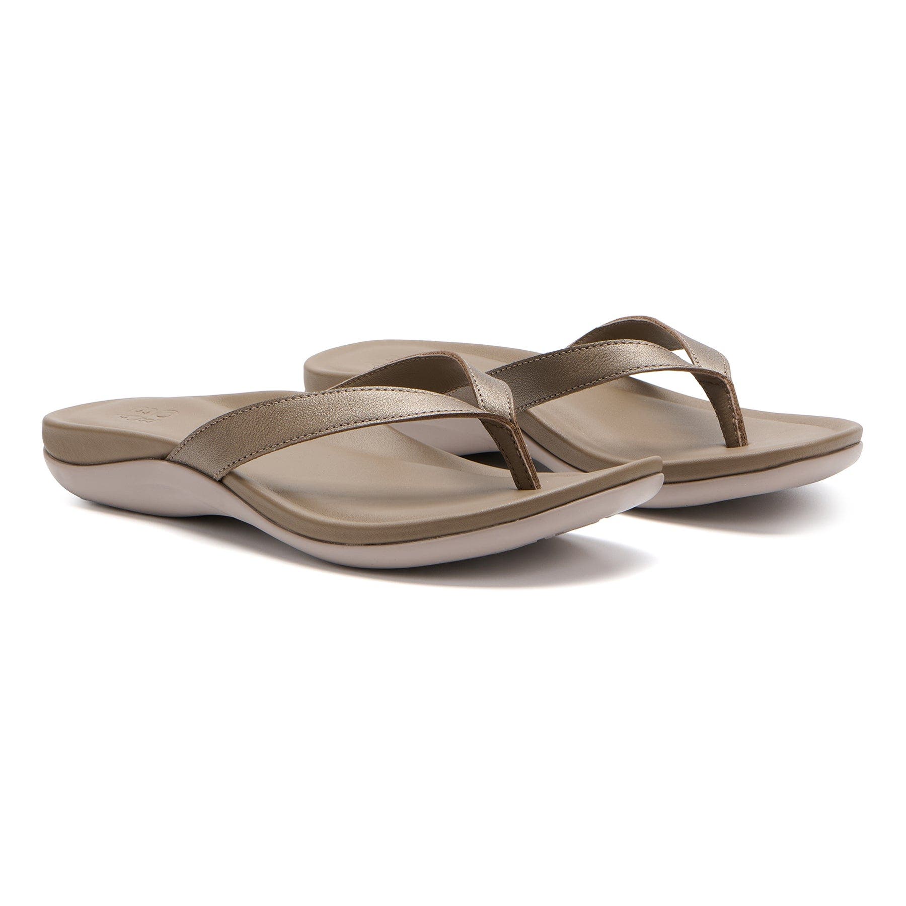 Oasis Flip Flop, Alternate, color, Fossil