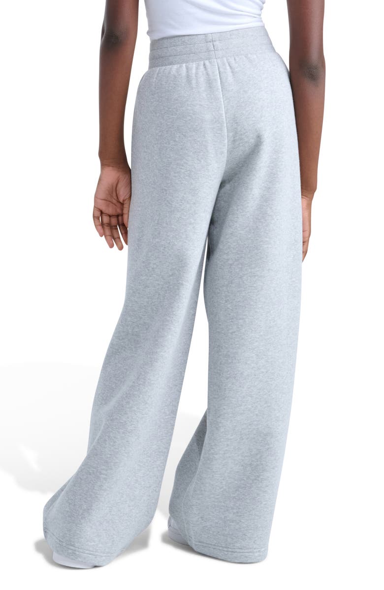 adidas Kids' Essential OG Wide Leg Sweatpants, Alternate, color, Grey Heather