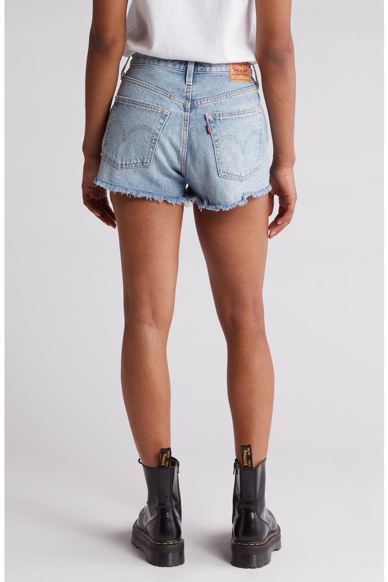 501® Original Cutoff Denim Shorts, Alternate, color, MICRO VIBES SHORT
