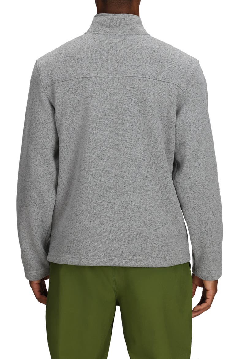 Gordon Lyons Half Zip Fleece Pullover, Alternate, color, TNF MEDIUM GREY HEATHER