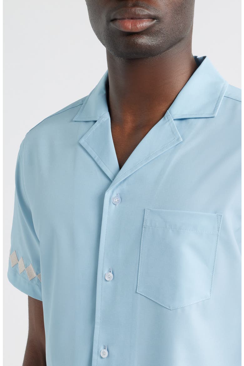 Shoreline UPF 50+ Button-Up Shirt, Alternate, color, BLUE