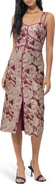 Adelyn Rae Ella Jacquard Midi Dress
