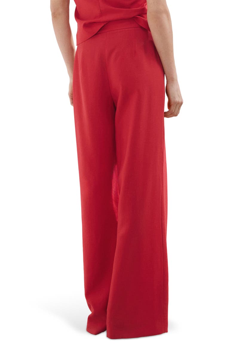 Straight Leg Pants, Alternate, color, RED
