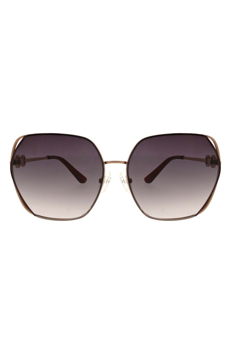 Oscar de la Renta 62mm Butterfly Sunglasses, Main, color,