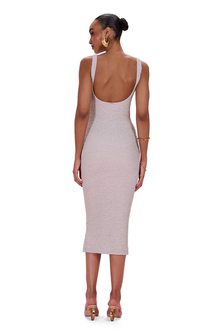 Silversand Knit Midi Dress, Alternate, color, GREEN