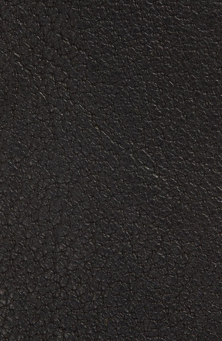 Raina Star Buckle Leather Belt, Alternate, color, Black