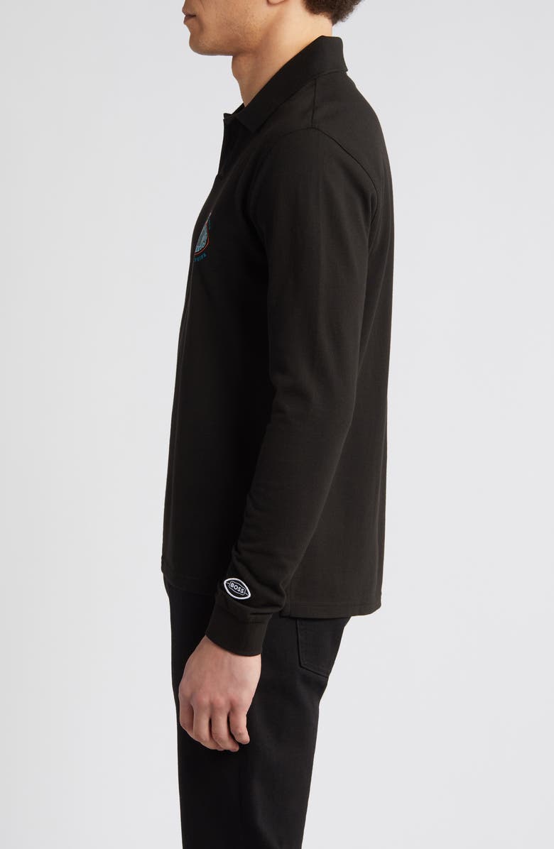 BOSS x NFL Patlong Long Sleeve Piqué Polo, Alternate, color,