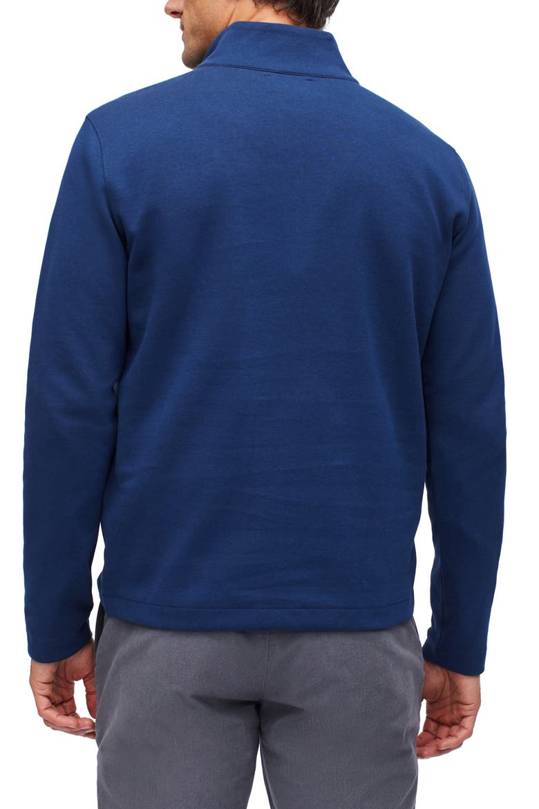 Daily Grind Half Zip Pullover, Alternate, color, COPEN NAVY