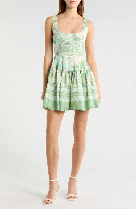 Bustier Fit & Flare Minidress