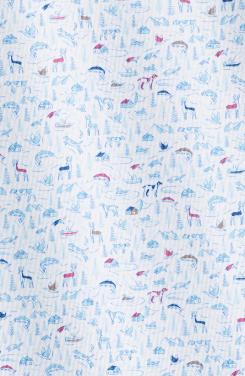 Peter Millar On the Hunt Performance Jersey Polo, Alternate, color, White