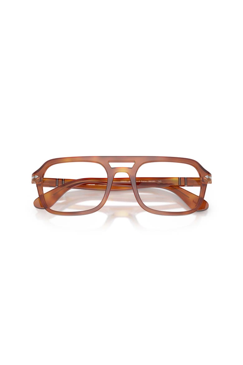 56mm Square optical glasses, Alternate, color, Brown