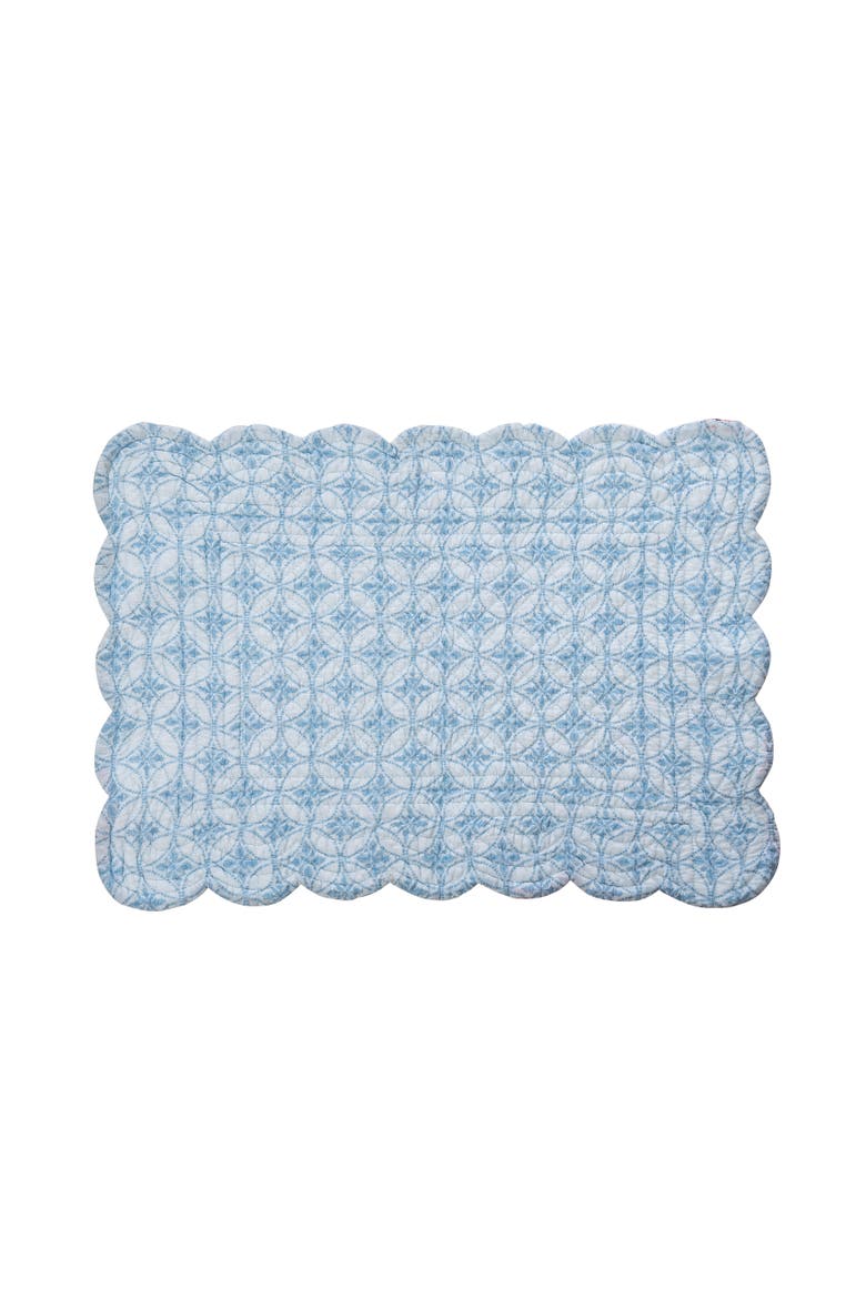 Paradise Coast Placemats, Set of 6, Alternate, color, Blue