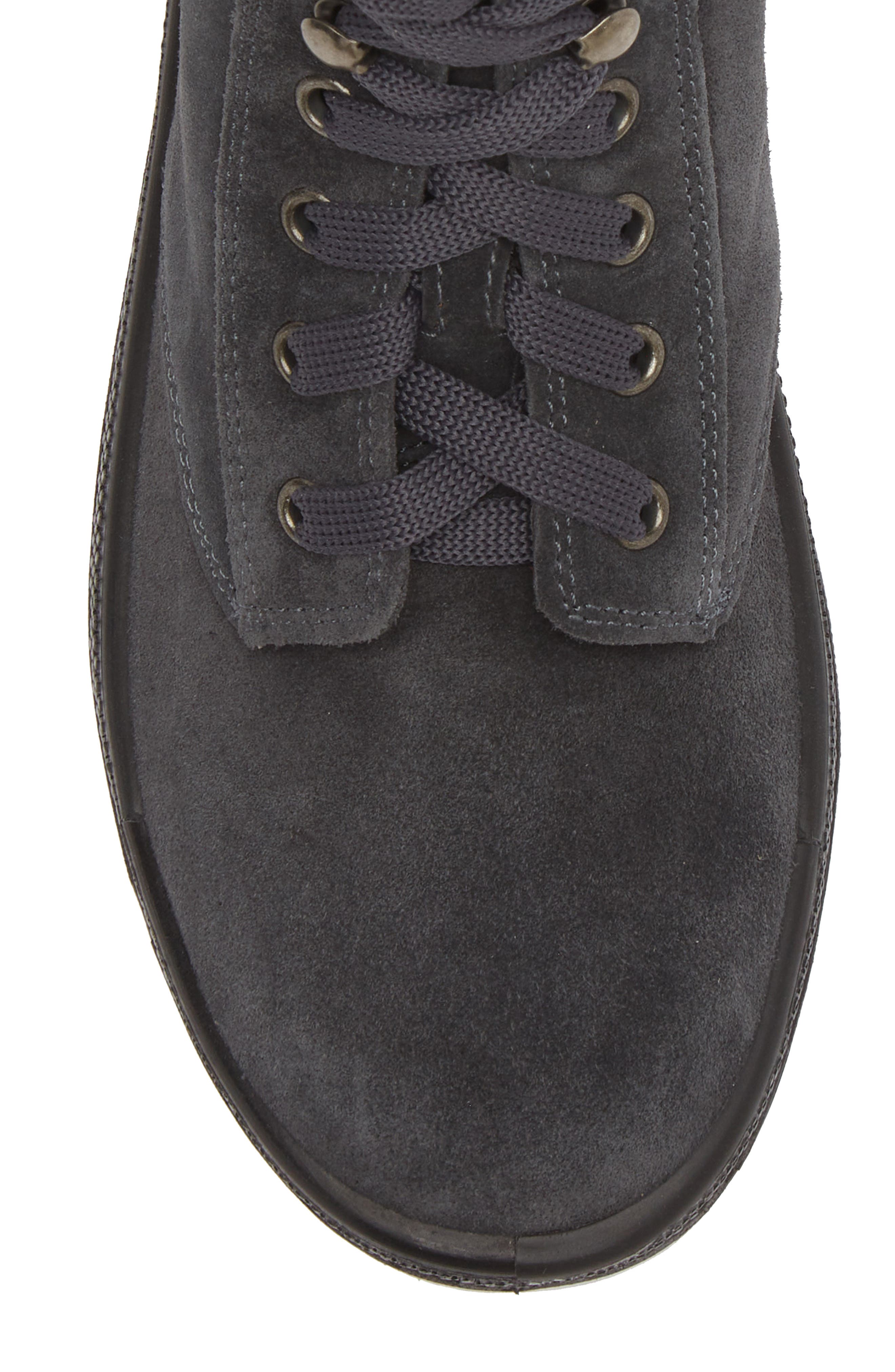 Naot Canoe Lug Boot, Alternate, color, Charcoal Suede