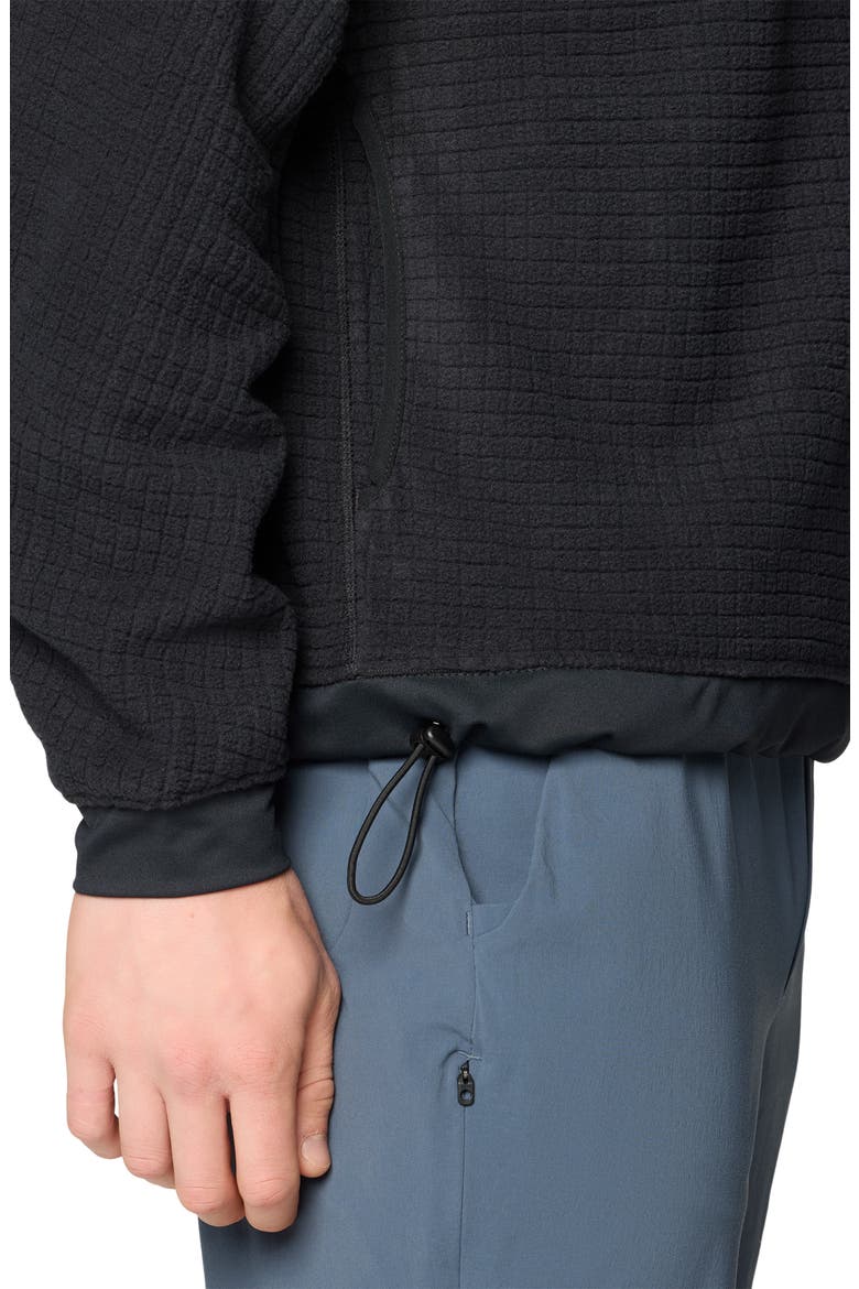 Summit Grid Big Grid Hoodie, Alternate, color, BLACK