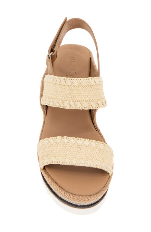 Gentle Souls Evora Wedge Sandal In Multi