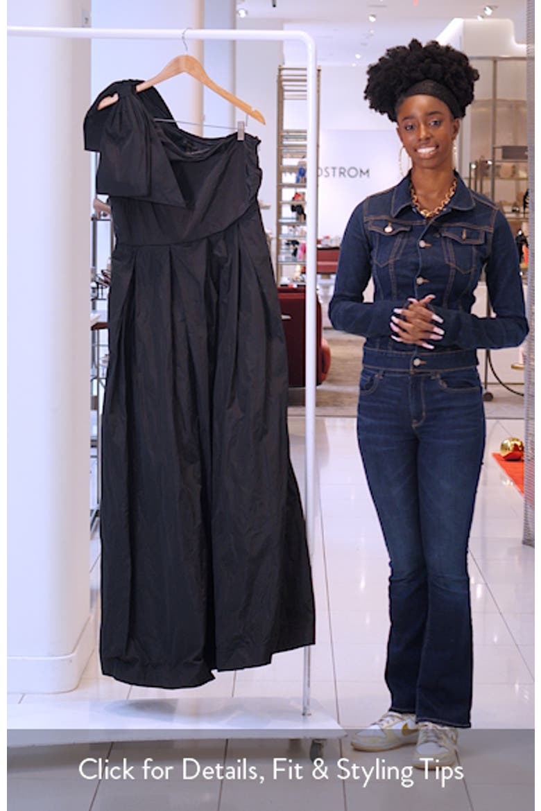 Bow One-Shoulder Gown video