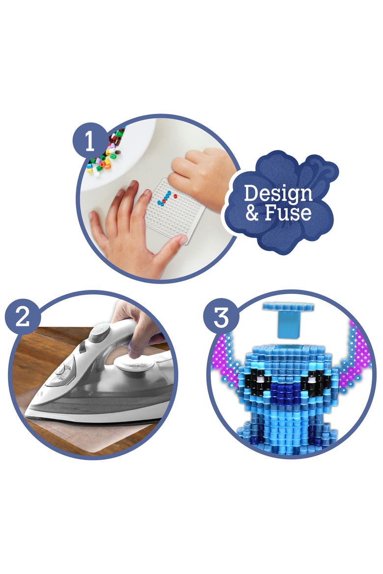 3D Pixel Creations Disney Stitch 2500 Beads Kit, Diy Character Set, Alternate, color, Multicolored