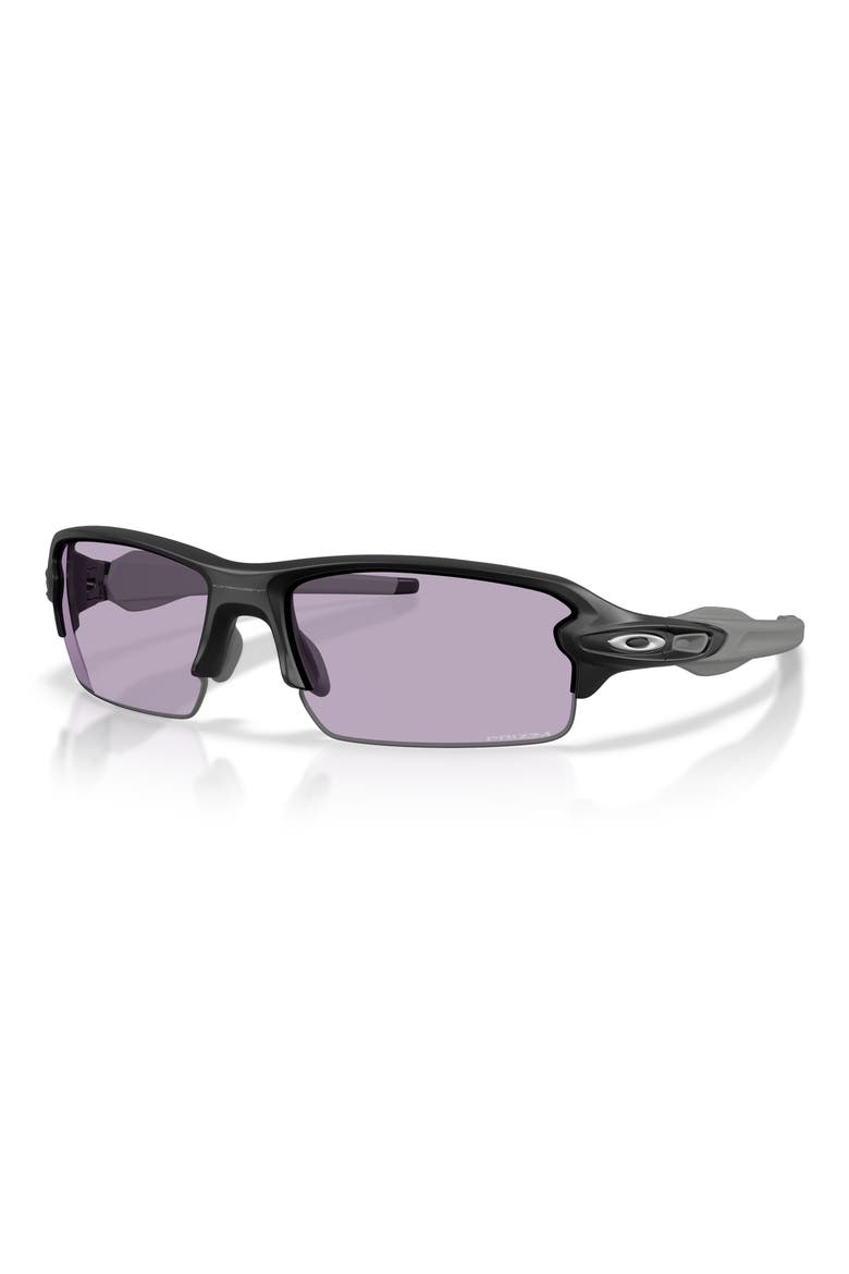 61mm Flak 2.0 Prizm™ Rectangle Sunglasses, Alternate, color, MATTE BLACK / PRIZM SLATE