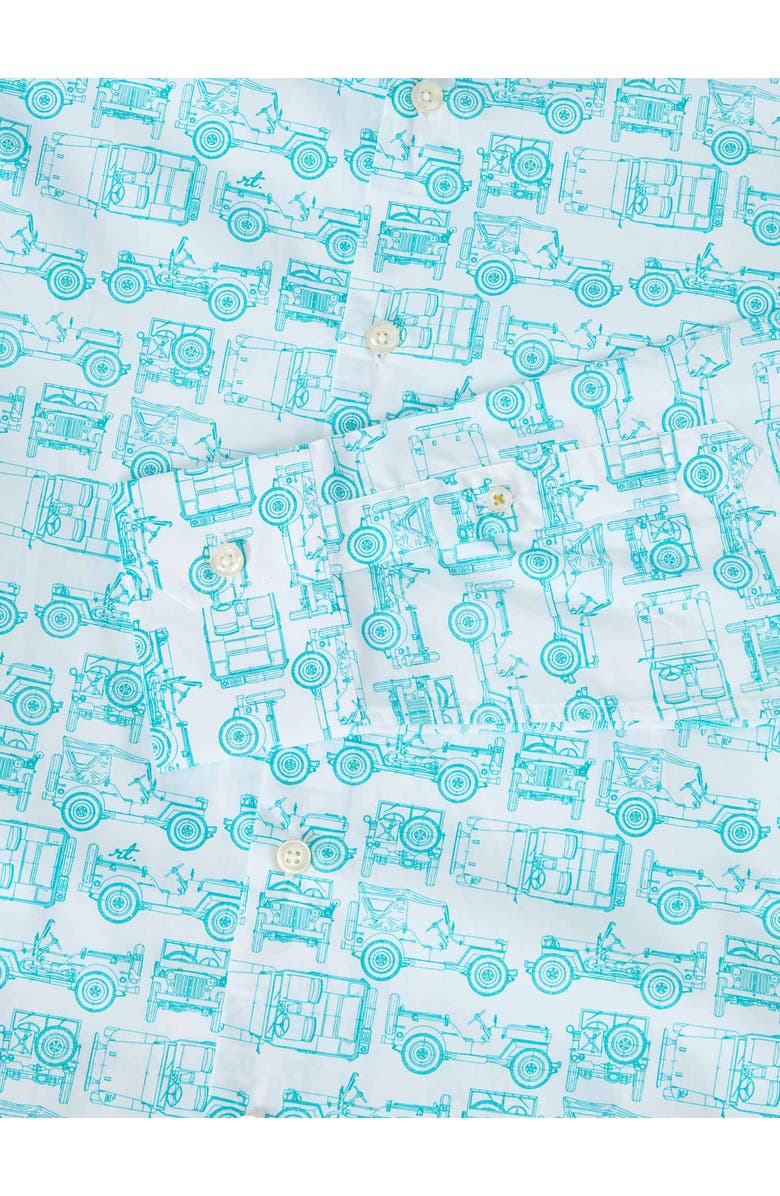 Robert Talbott Reynolds Printed SUV Shirt, Alternate, color, White And Green