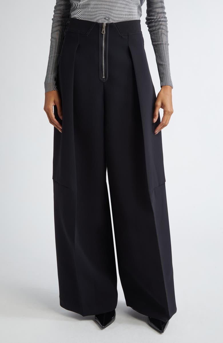 Jean Paul Gaultier Heavy Bonded Crepe Pants, Main, color, 