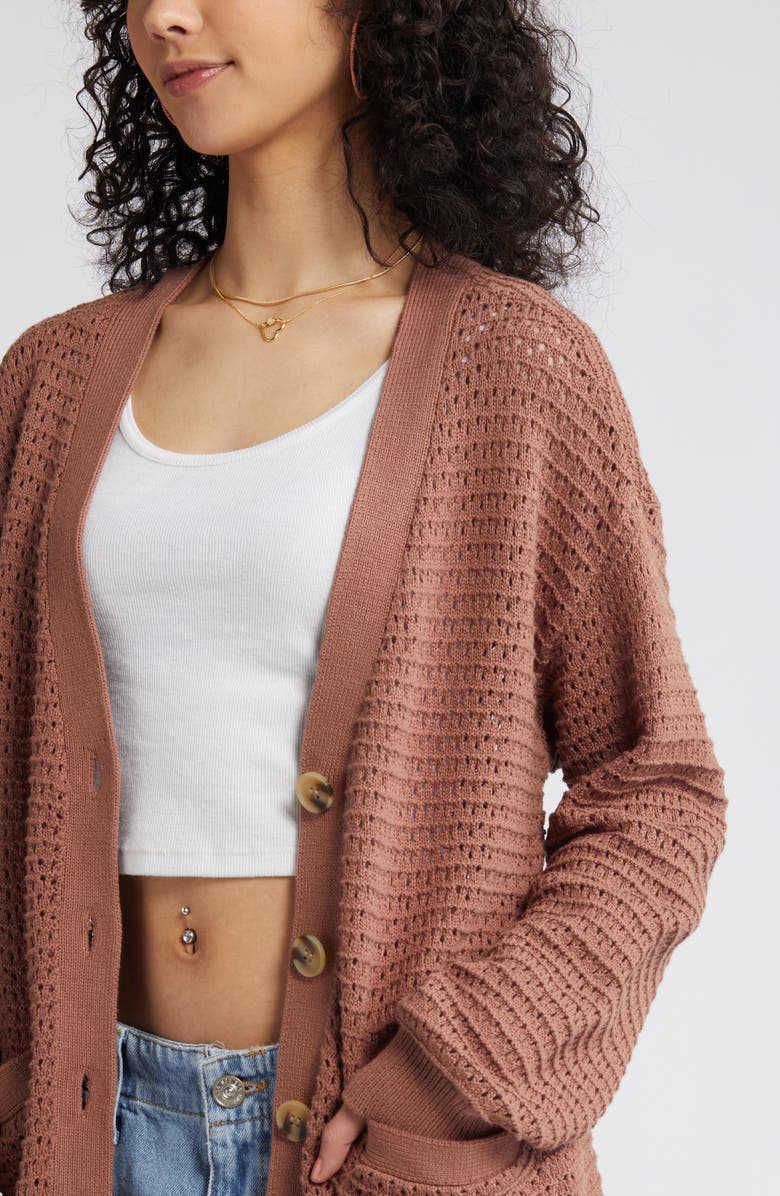 BP. Oversize Open Stitch Cardigan, Alternate, color, 