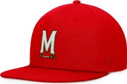 TOP OF THE WORLD Men's Top of the World Red Maryland Terrapins Fundamental Snapback Hat