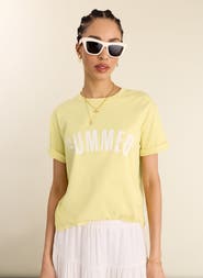Baukjen Kit Printed Crew Neck Relaxed T-Shirt