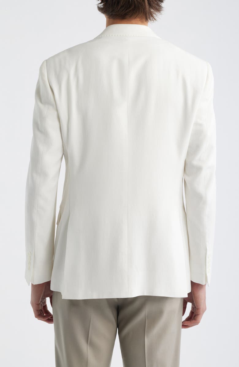 Emporio Armani White Suit Jacket, Alternate, color, Off White