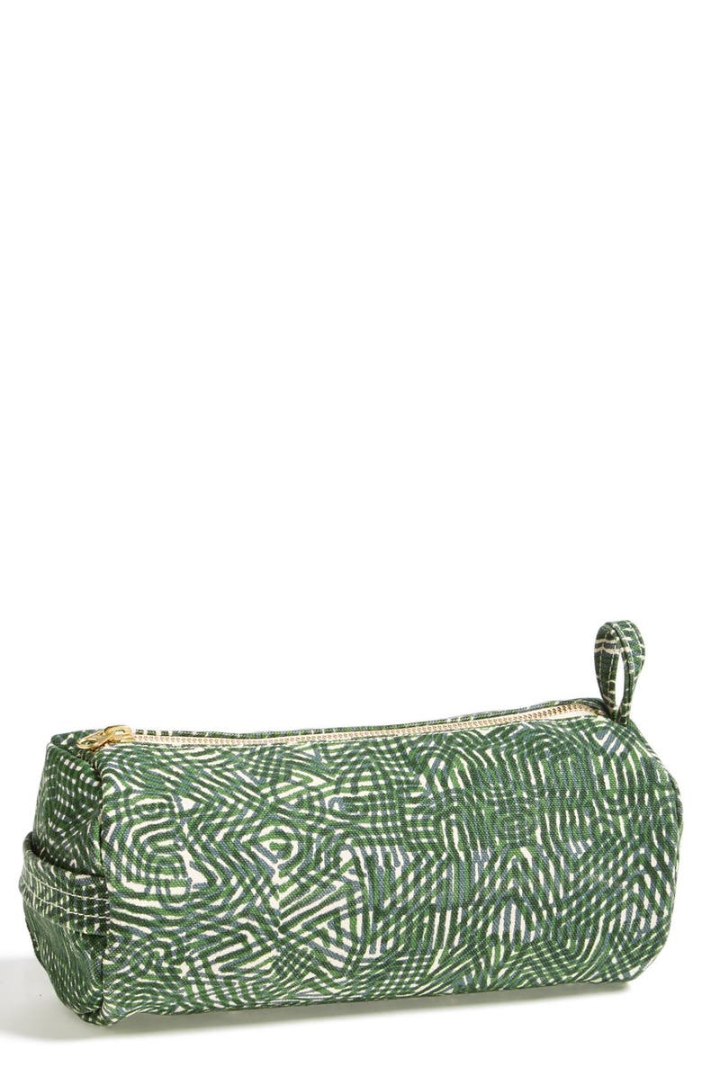 Gravel & Gold Print Canvas Toiletry Bag, Main, color, 