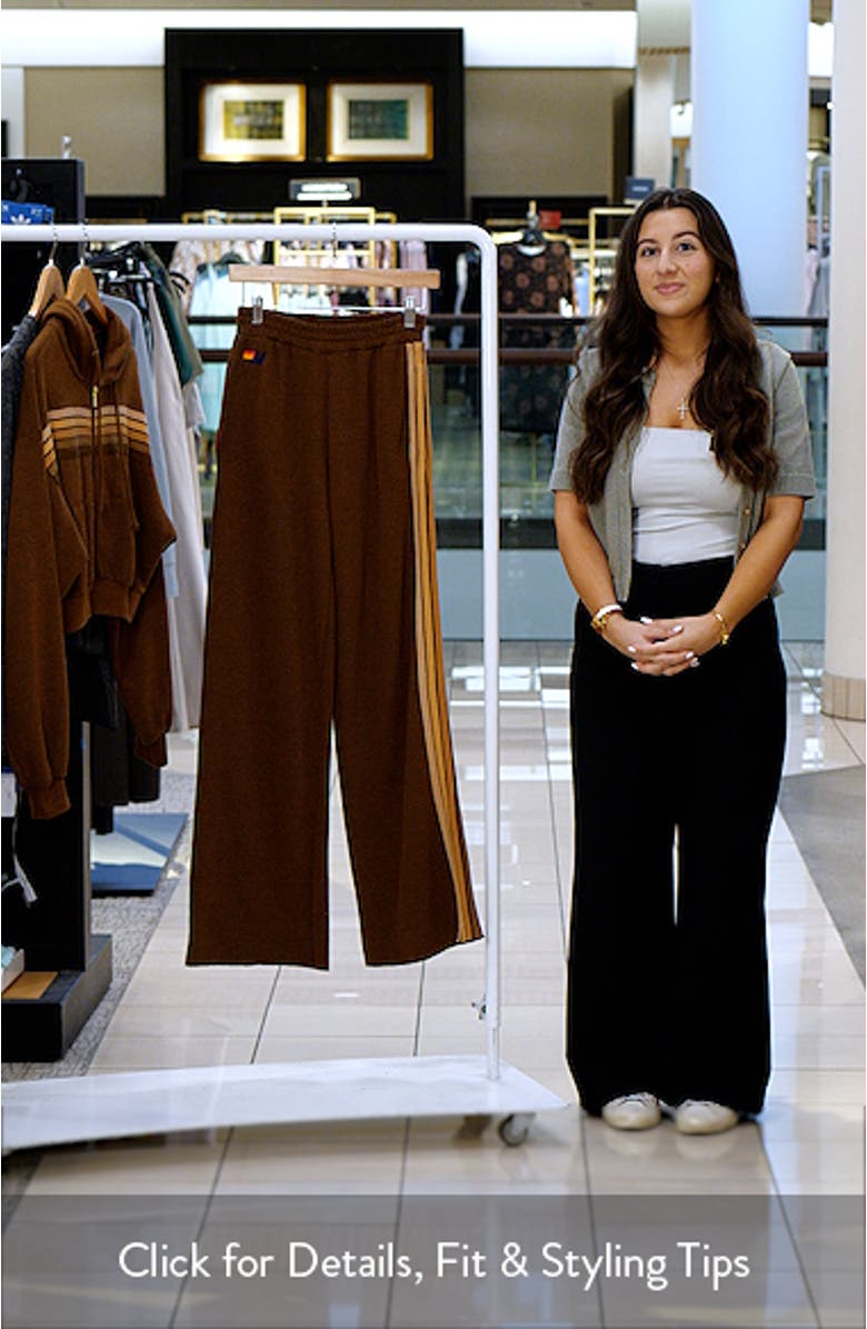5-Stripe Wide Leg Sweatpants, sales video thumbnail