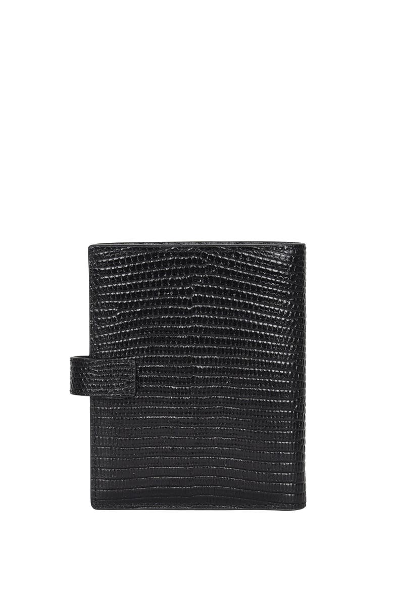 HYER GOODS Upcycled Leather Passport Wallet with Zipper Coin Pocket, Alternate, color, 