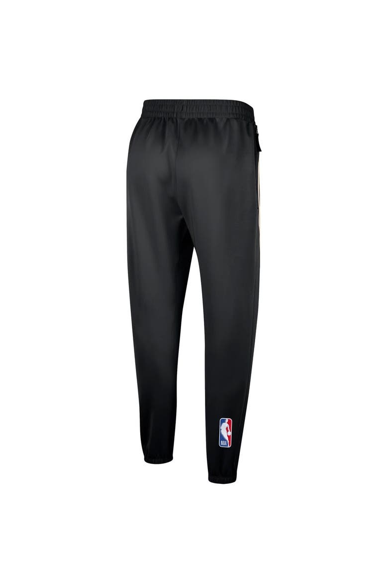 Men's Nike Black Atlanta Hawks 2023/24 City Edition Authentic Showtime Performance Pants, Alternate, color, Black