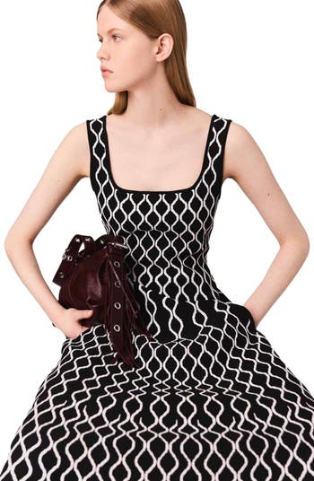 maje Jacquard knit midi dress | Nordstrom