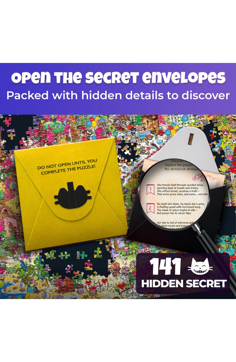 Quokka 1000 Piece Jigsaw Puzzle for Adults - Alice in Wonderland, Red Riding Hood & Emerald Kingdom, Alternate, color, Alice