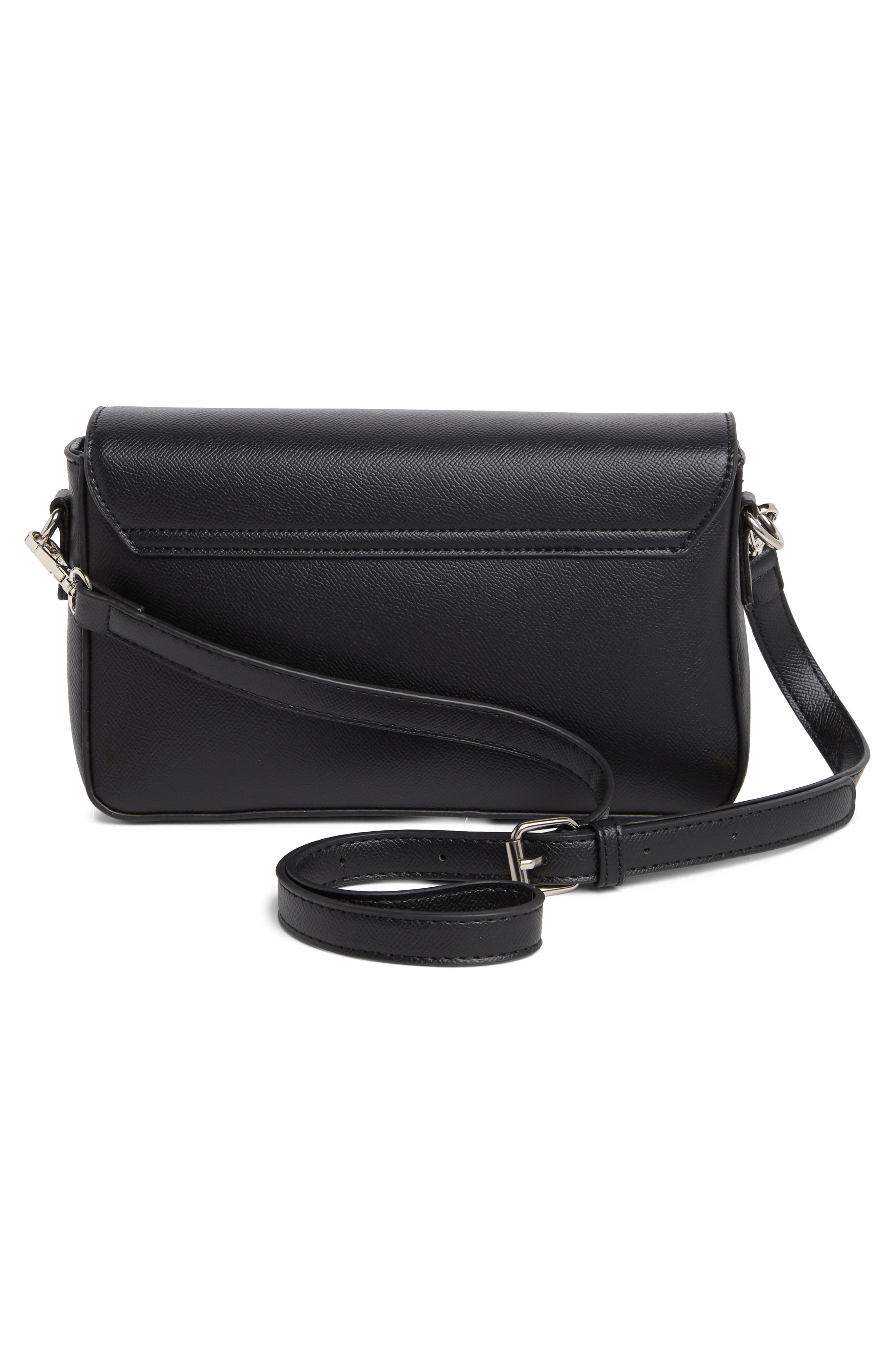 Badgley Mischka Collection Bow Crossbody Bag, Alternate, color, Black