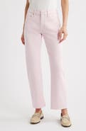 Pistola Lexi Mid Rise Bowed Straight Leg Jeans