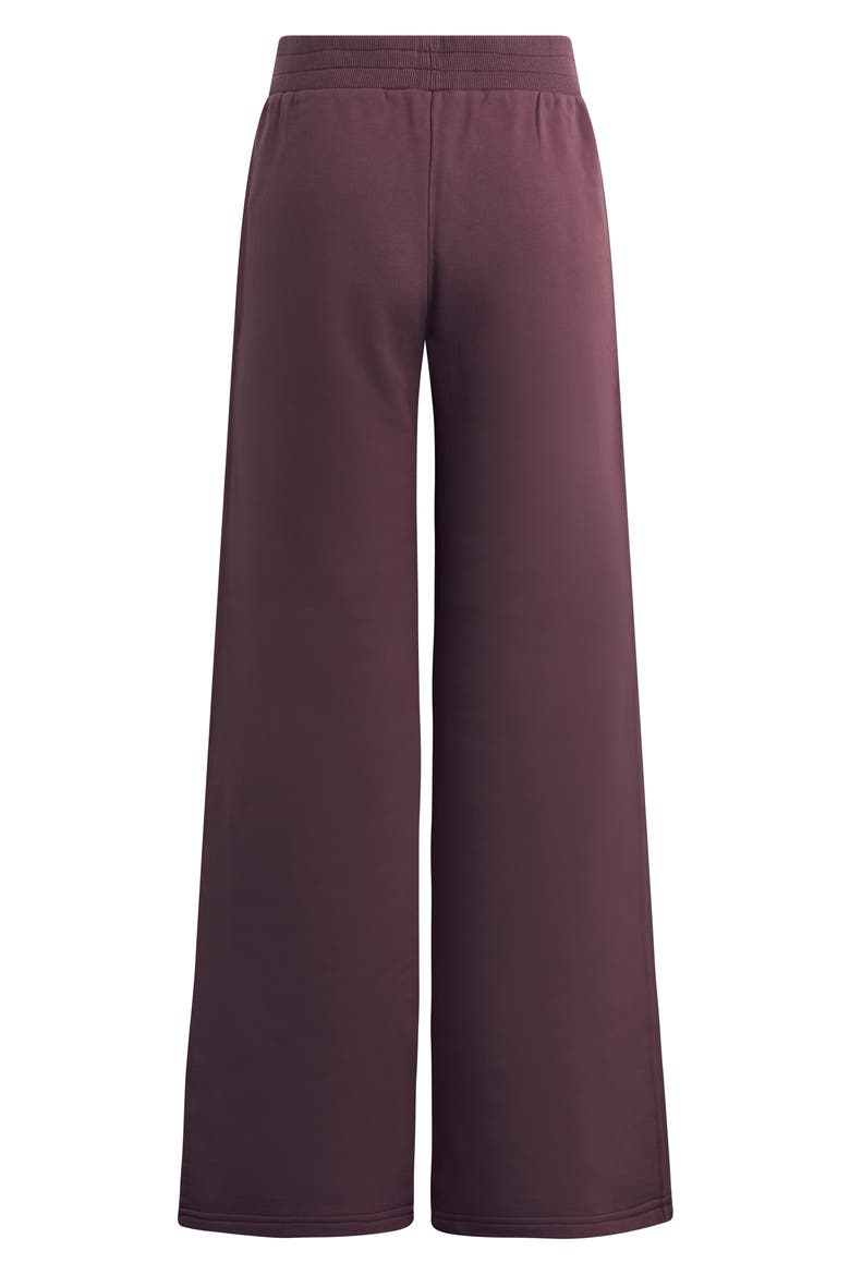 The Boxer Cotton Wide Leg Pants, Alternate, color, BURGUNDY DAHLIA