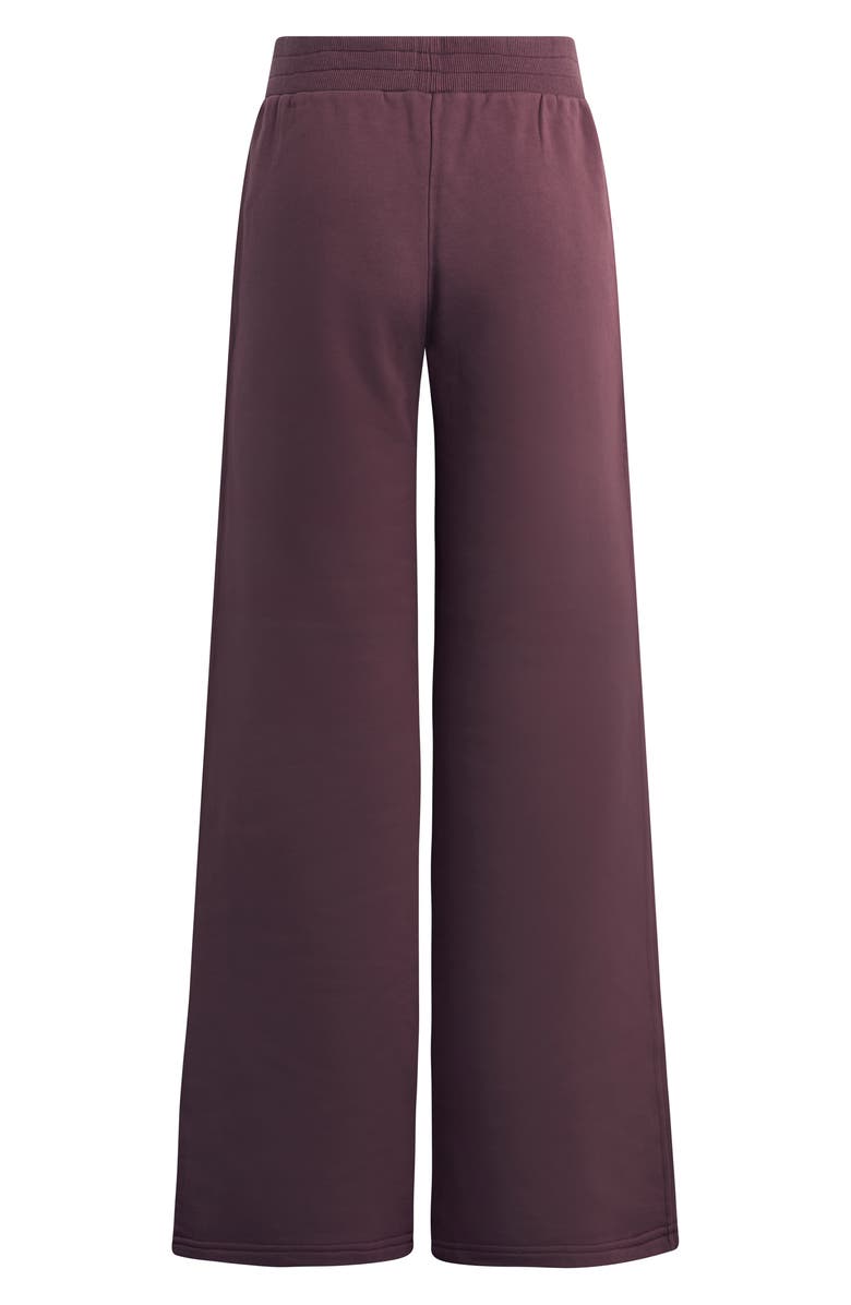 Favorite Daughter The Boxer Cotton Wide Leg Pants, Alternate, color, Burgundy Dahlia