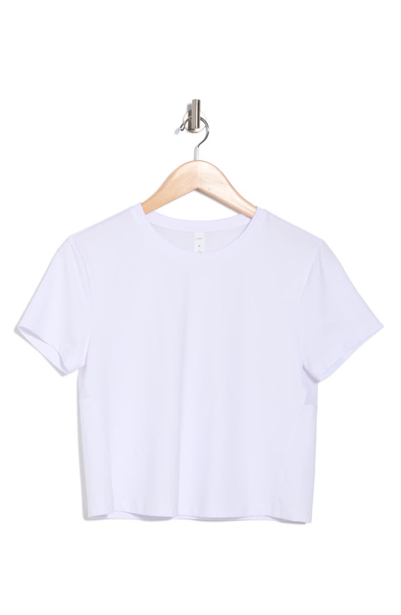 X by Gottex Mesh Back T-Shirt, Alternate, color, White