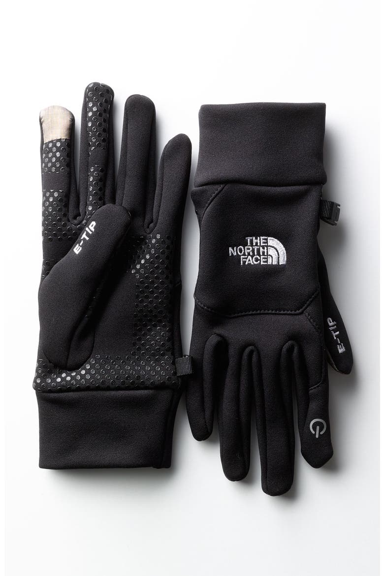 'E-Tip' Gloves, Alternate, color, BLACK
